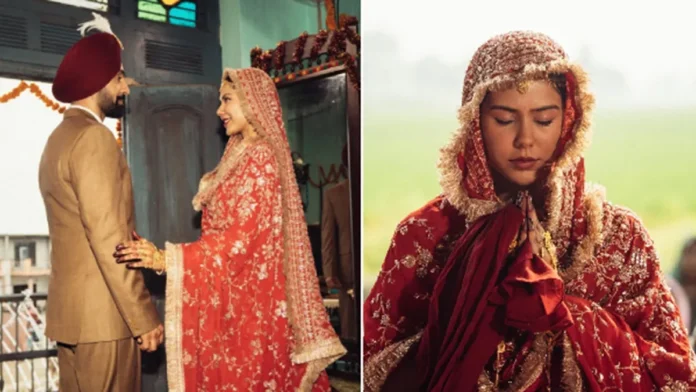 Sonam Bajwa and Diljit Dosanjh shine in Border 2 song Ishq Da Chehra romantic