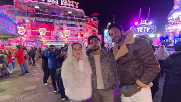 Bigg Boss Baseer Ali Rishita Kothari and Mridul Meena Celebrate 2026 in London